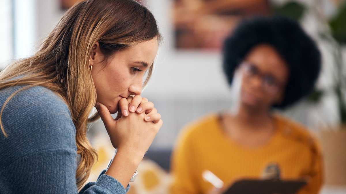 A woman seeks help for treatment resistant depression raleigh