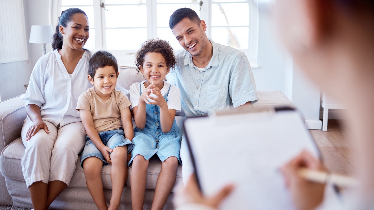 A couple enjoys psychiatry for parents in raleigh nc with their children