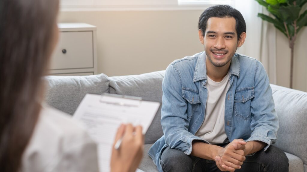 A young man discovers healthy coping mechanisms during young adult psychiatry in raleigh nc