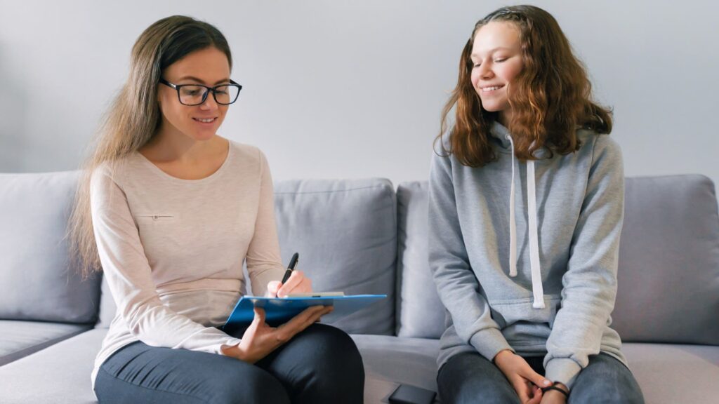 A professional conducts an adolescent ADHD testing in Raleigh, NC.