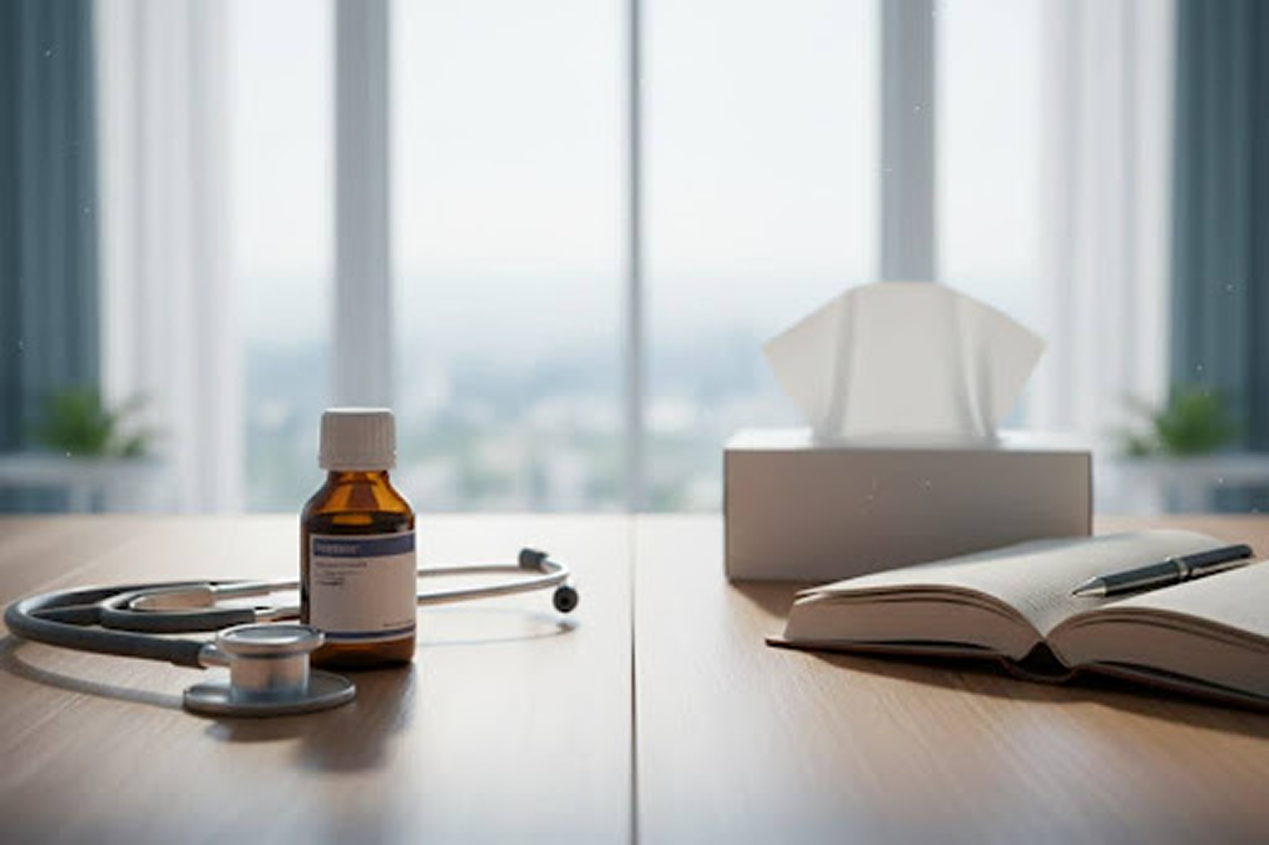 The visual highlights the distinct professional approaches, with the psychiatrist's focus on medication management versus the therapist's emphasis on counseling and interpersonal dynamics.